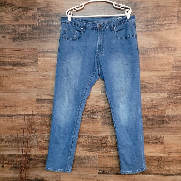 Buffalo David Bitton Jeans 36x32 Axel Slim Stretch Light Weight Denim - Picture 1 of 10